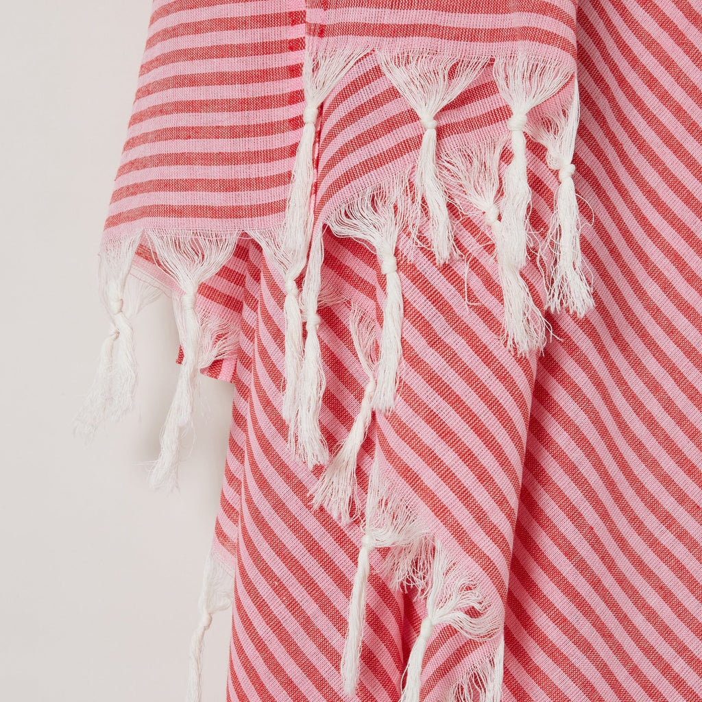 NOOSA TOWEL -RED PINK