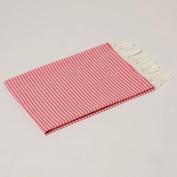 NOOSA TOWEL -RED PINK