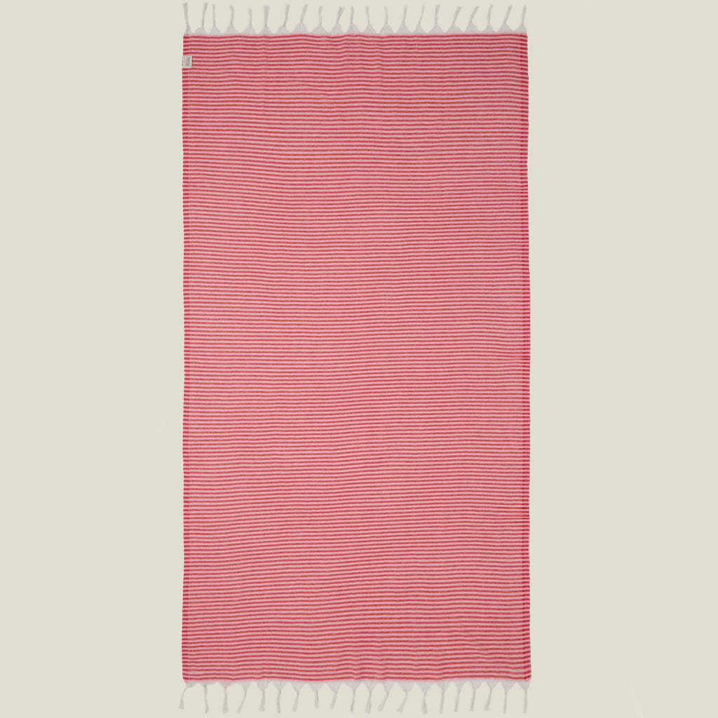 NOOSA TOWEL -RED PINK